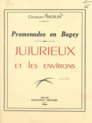 cover image of Promenades en Bugey